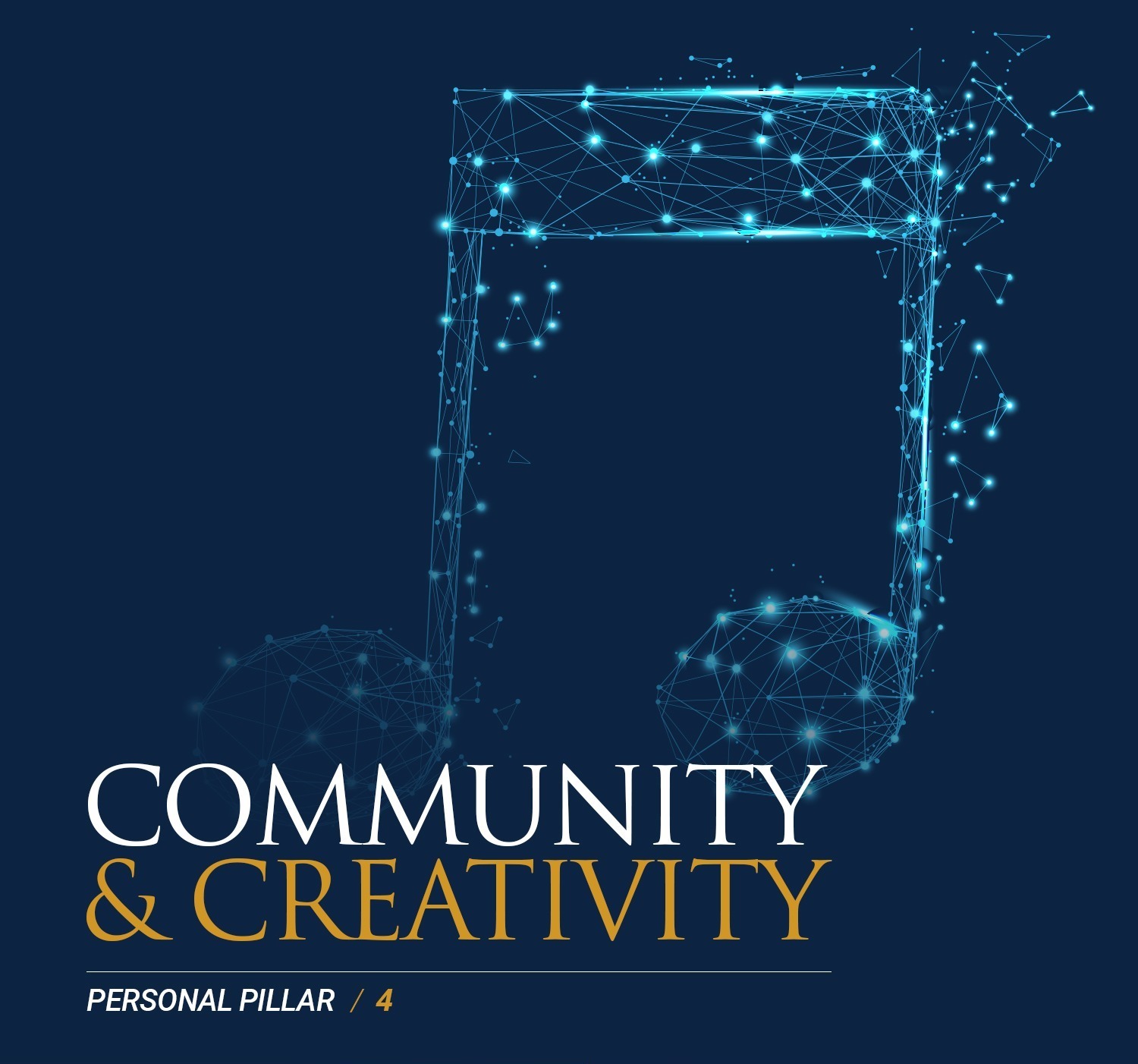 Community & Creativity pillar artwork